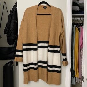 TOPSHOP Color Block Cardigan